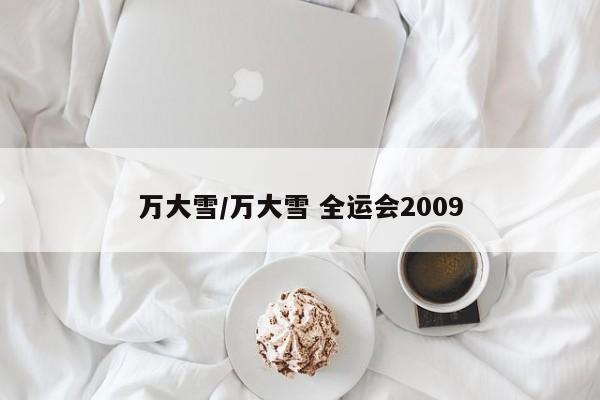 万大雪/万大雪 全运会2009